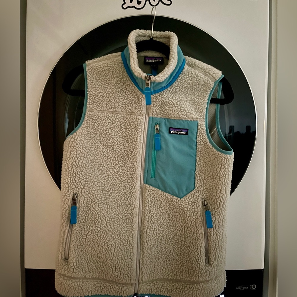 Patagonia Women's Classic Retro X Fleece Vest, Like New, blue, size small